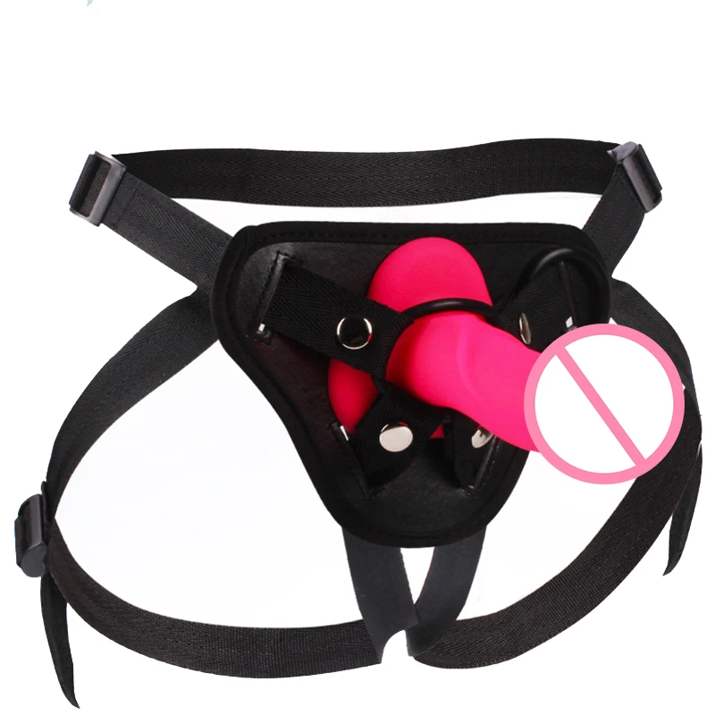 Женские носки силиконовый фаллоимитатор PU кожаный бондаж ролевая игра ремешок