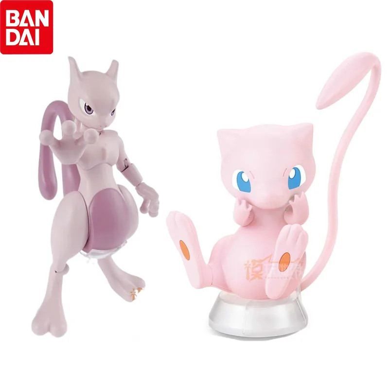 Покемон Bandai коллекция аниме Mewtwo plmo 02 Mew CN PKG Сборная модель Детские