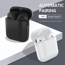 Wireless Headphones Earpiece I12 Tws Wireless Bluetooth 5.0 Original Touch Pop-up Earbuds Handsfree Earphones Ear Buds Other