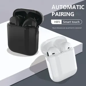 wireless headphones earpiece i12 tws wireless bluetooth 5 0 original touch pop up earbuds handsfree earphones ear buds other free global shipping