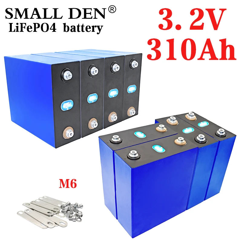 

NEW 3.2V 310Ah Lifepo4 Battery Grade A 12V 48V 310AH Rechargeable Battery Pack for RV Solar Energy storage system EU US TAX FREE