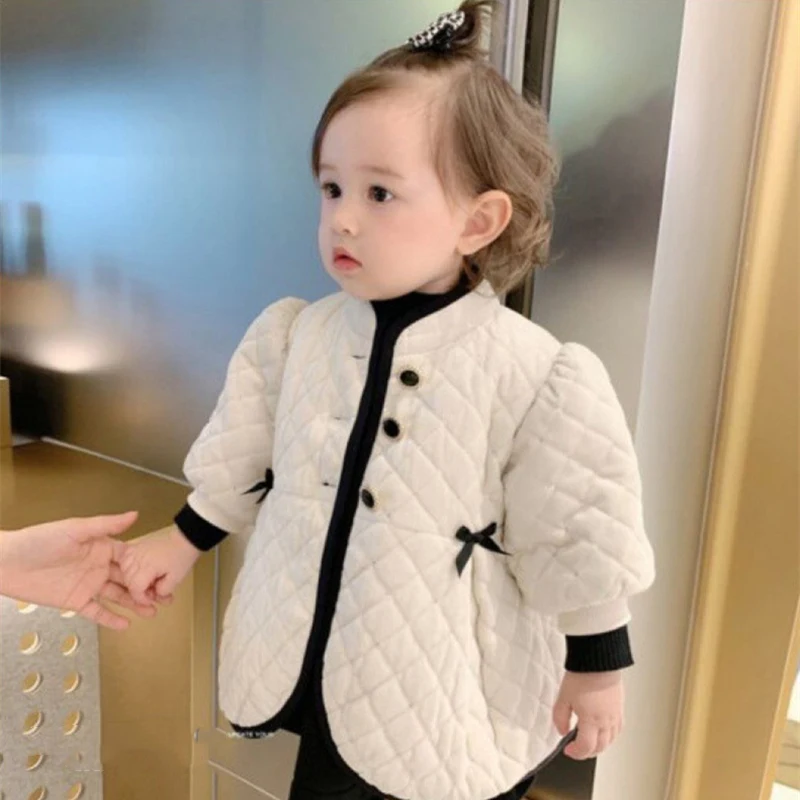 

Girls Baby's Kids Coat Jacket Outwear 2022 New Arrive Thicken Spring Autumn Cotton Sport Teenagers Overcoat Top Cardigan Childre