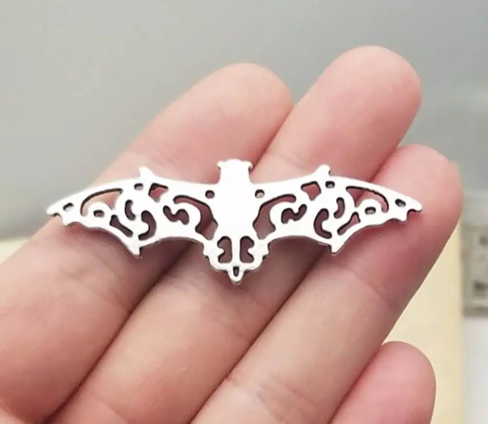 

10pcs/lot--19x56mm, Antique silver plated Bat charms,DIY supplies,Jewelry accessories
