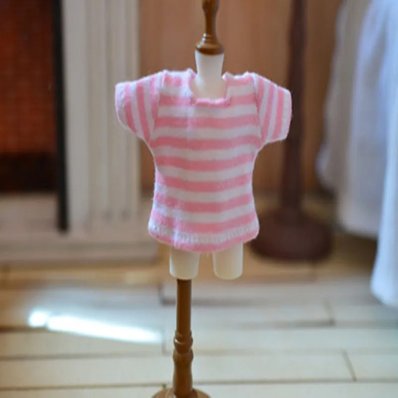 Новый комплект футболка с коротким рукавом] OB11 Топ 1/12 кукольный наряд (подходит