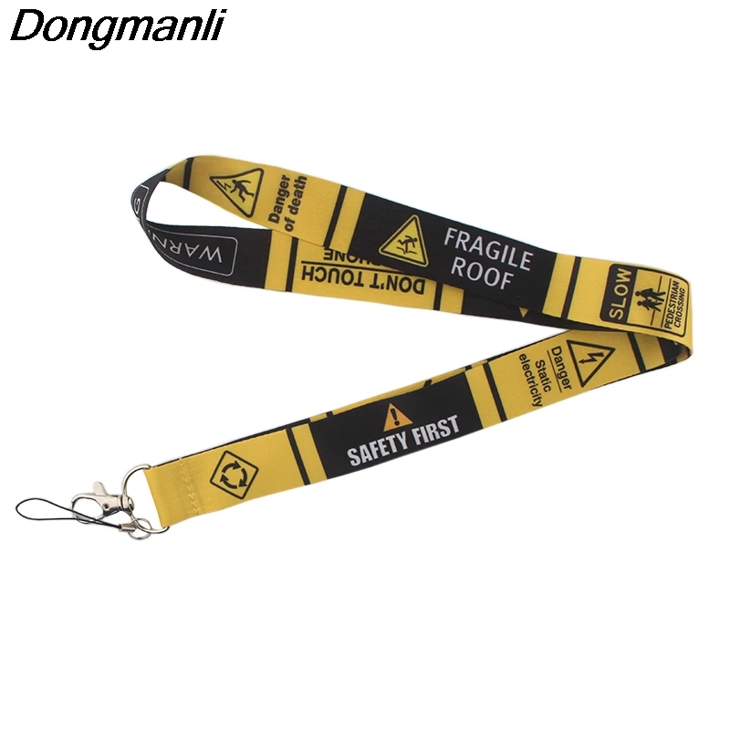 P3947 Dongmanli предупредительный знак ожерелье шнурок бейдж ID ремешки/строительный