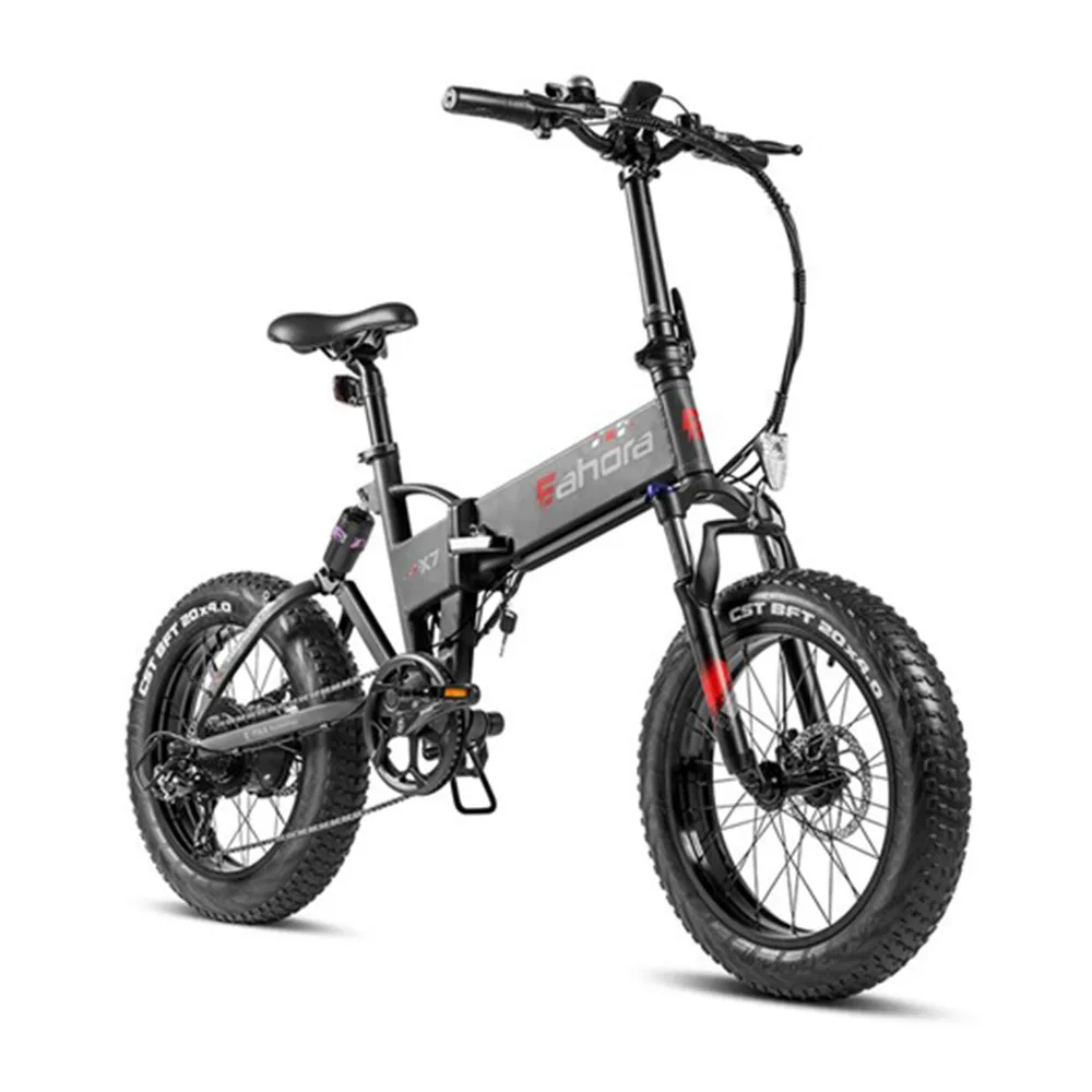 2020 48v500w Ebike складной электрический велосипед более 100 миль с подзарядкой и
