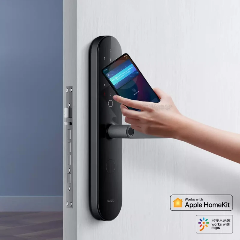 Новый Aqara N100 умный дверной замок отпечатков пальцев Bluetooth пароль NFC разблокировка