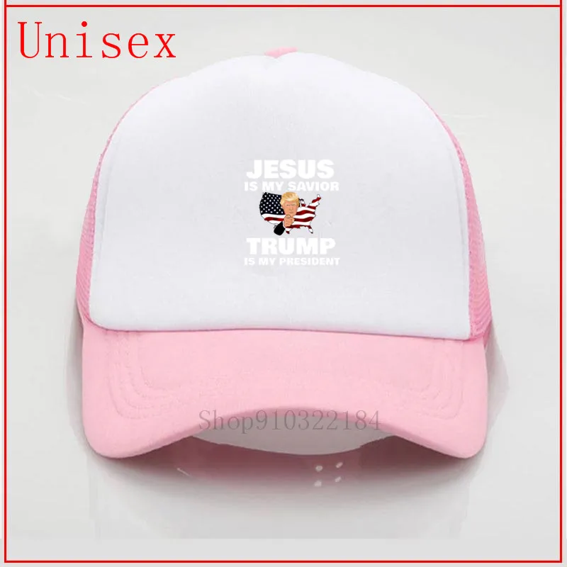 Кепки мужские и женские с изображением Иисуса моего Спасителя Трампа-это мой