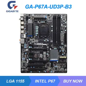 ga p67a ud3p b3 for gigabyte lga 1155 intel p67 desktop pc motherboard ddr3 32gb core i7 i5 i3 cpus sata3 usb3 0 pci e x16 atx free global shipping