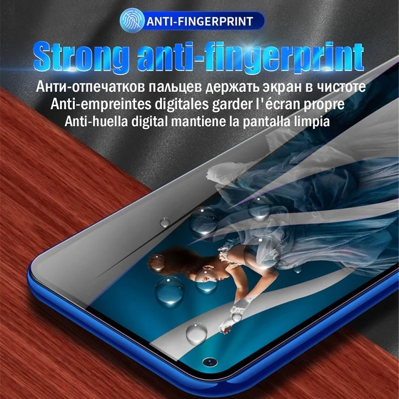 Защитная Гидрогелевая пленка на Honor 10 Lite 20 Pro 10i 20i 9X 8X 8A Huawei P Smart Z 2019 (не стекло) для