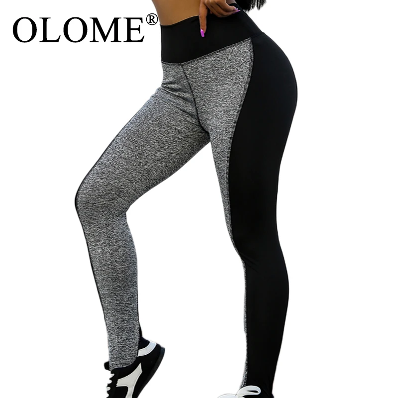 Пуш-ап Фитнес тренировки Леггинсы Высокая талия эластичные леггинсы 2019