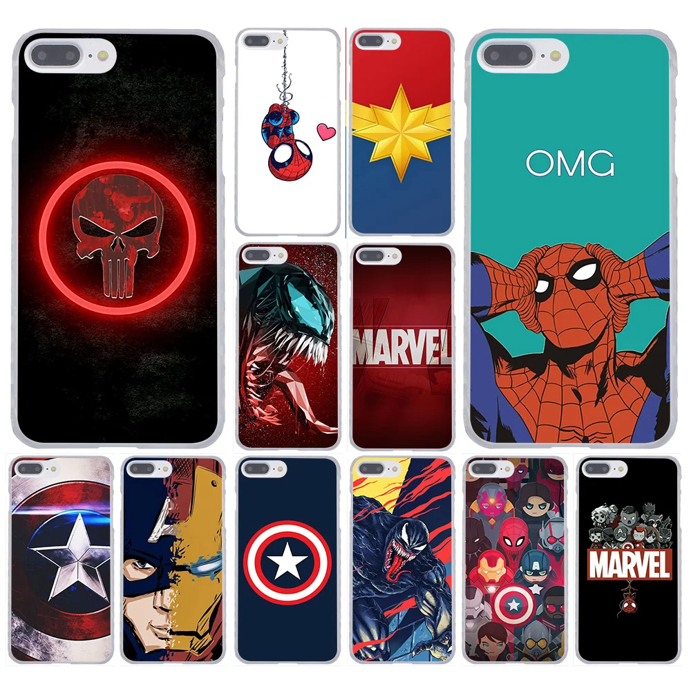 Lavaza Marvel жесткий чехол для телефона iPhone 11 Pro Max 4 5 5S 5C 6 6S 7 8 Plus X XR XS MAX| |