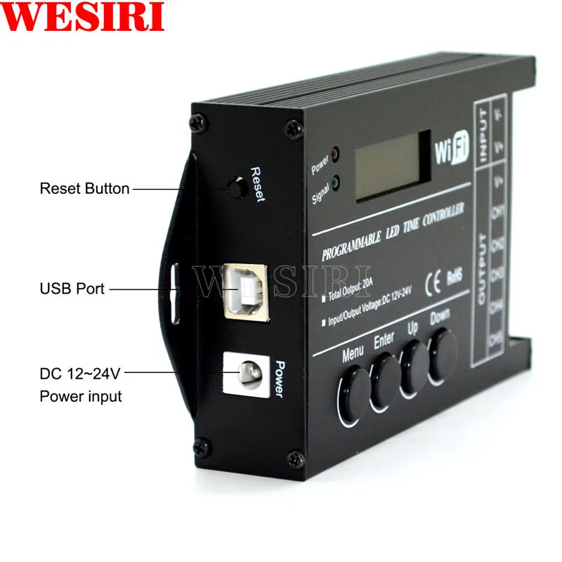 Программируемый RGB светодиодный контроллер TC420 TC421 с регулировкой яркости