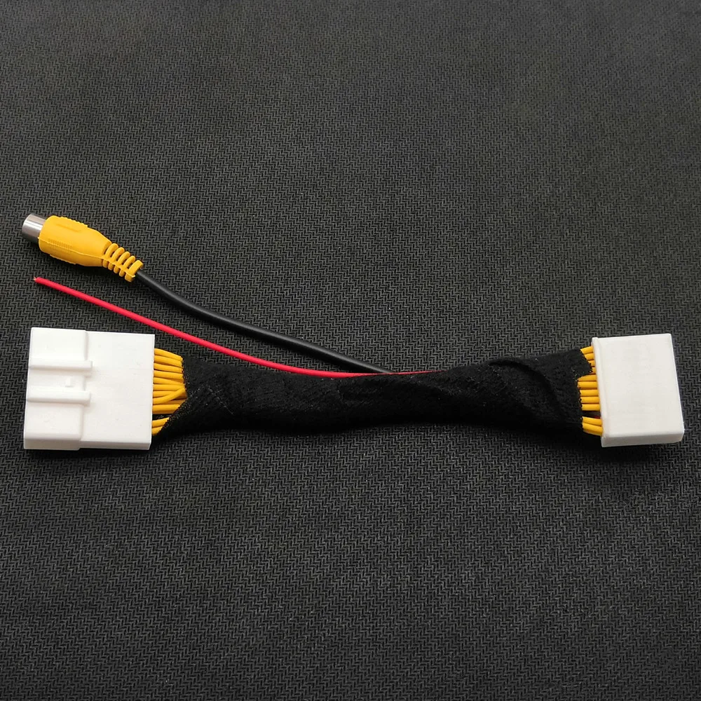 24Pin оригинальный видео вход переключатель обратная камера RCA адаптер кабель для