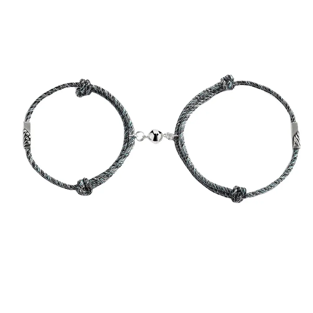 

2020 New Bracelet Lovers Shanmeng Oath Of Love Bracelet Hand Woven Magnetic Couple Hand Accessories gifts