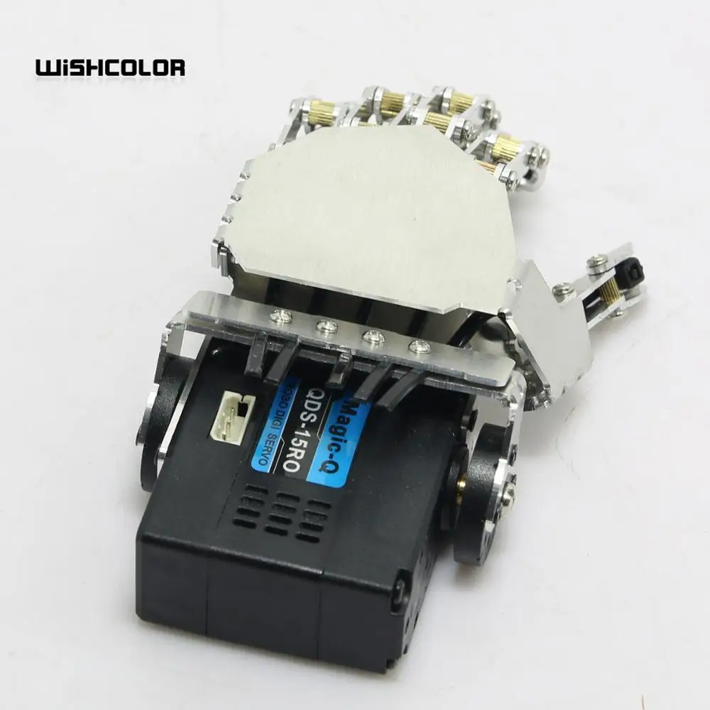 Гуманоидный пальцевой манипулятор с пятью пальцами антроморфная левая