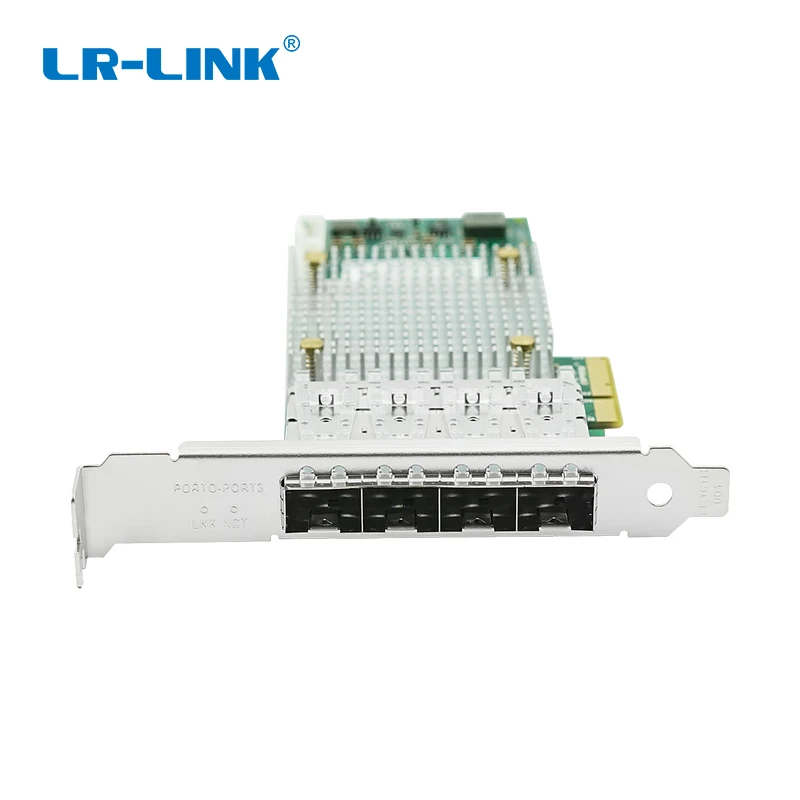 LREC9054PF-4SFP Intel I350 BasedPCIe x4 100FX Quad SFP Port Fiber Ethernet сетевой адаптер (4 x SFP) | Компьютеры и офис