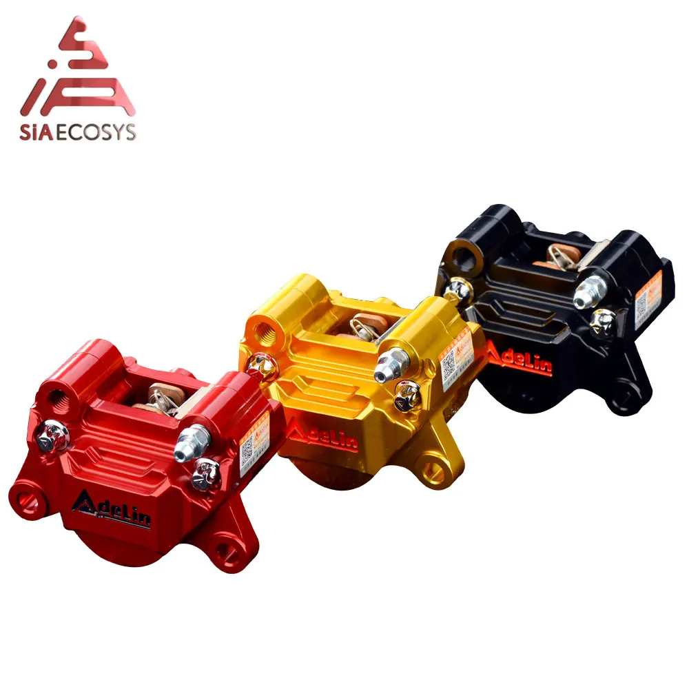 Adelin ADL-28 Motorcycle Accessories Hydraulic Brake Calipers Universal 2 pistons CNC Aluminum alloy brake calipers | Автомобили и