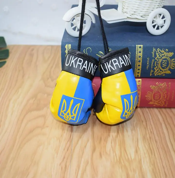 Автомобильное украшение подвеска с национальным флагом боксерский брелок