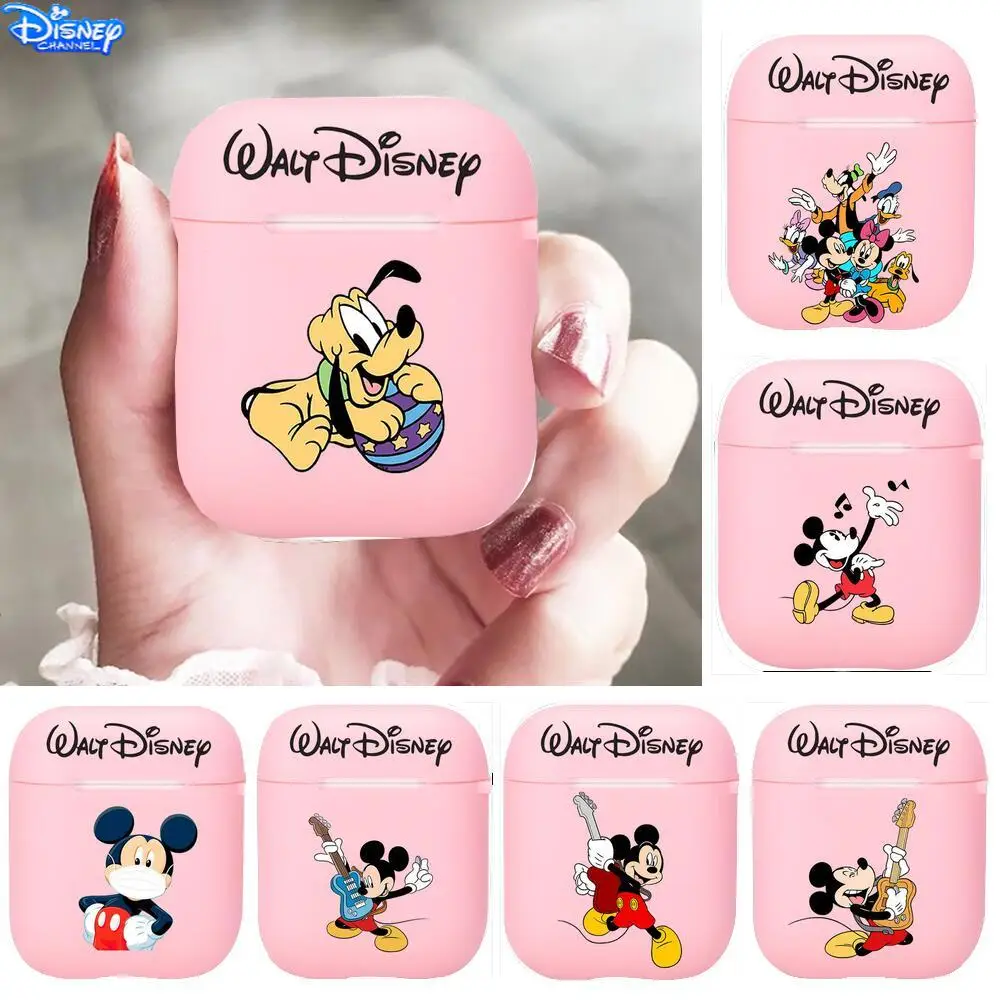 

2021 Disney Silicone Bluetooth Wireless Earphone Case for AirPods Protective Cover Skin Accessories Pods Charging Box Bag