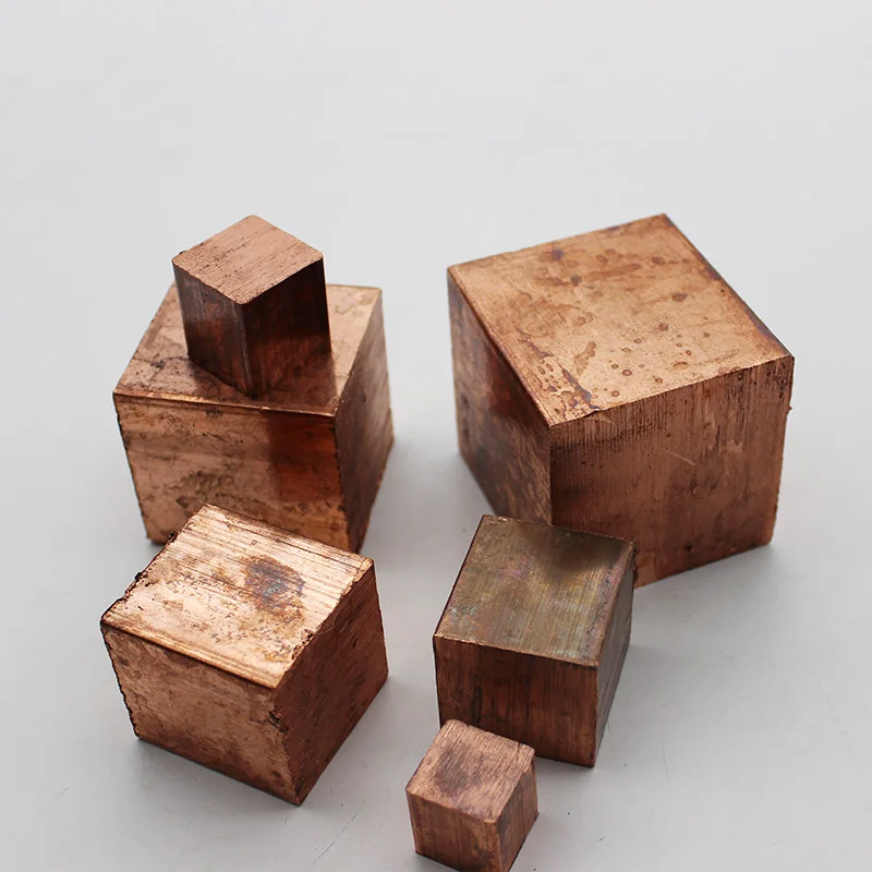 

Solid Copper Cubes