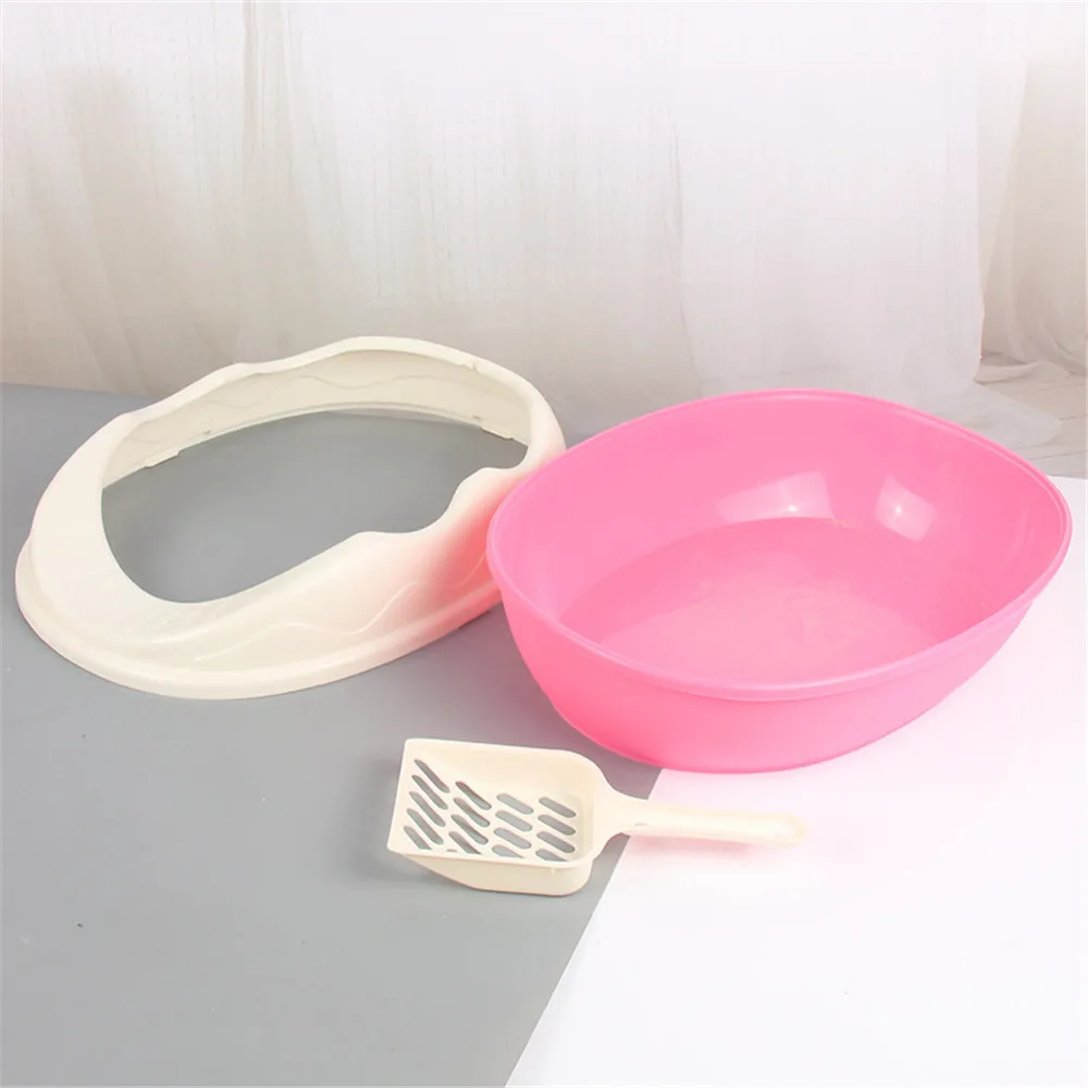 Фабрика прямой ящик для мусора полузакрытый кошачий Туалет большой кот горшок