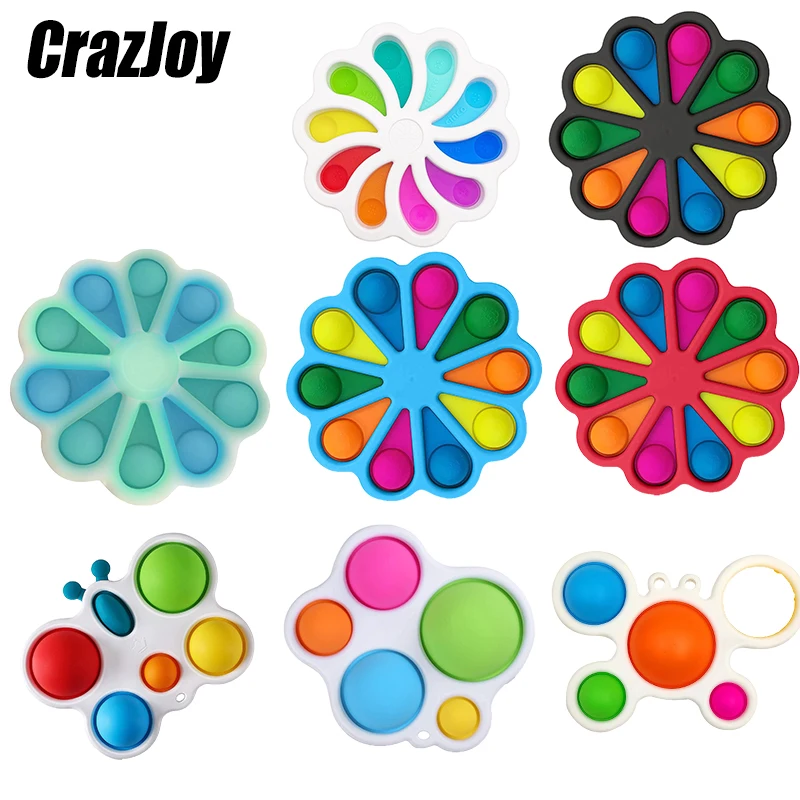 

Simple Dimple Fidget Toy Relief Toys Autism Stress Bubble Fidget Sensory Toy For Kids Adult Early Educational Toddler Baby Toy