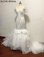 off the shoulder wedding dress bridal gown vestido de noiva high quality dresses with delicate hand beadings real photos