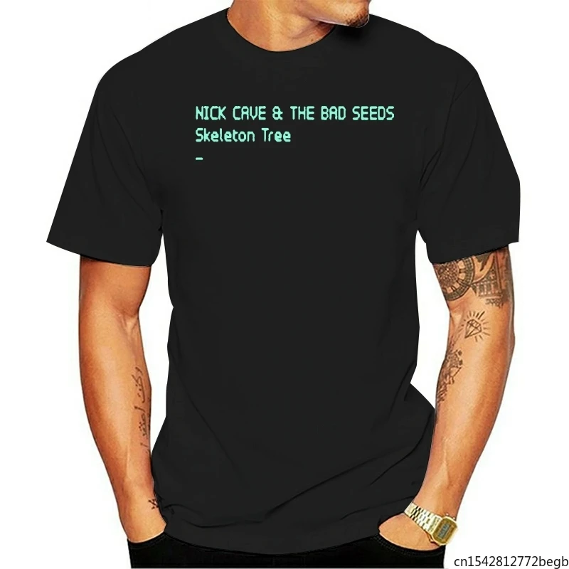 

Мужская футболка Ник пещера плохие семена Скелет дерево