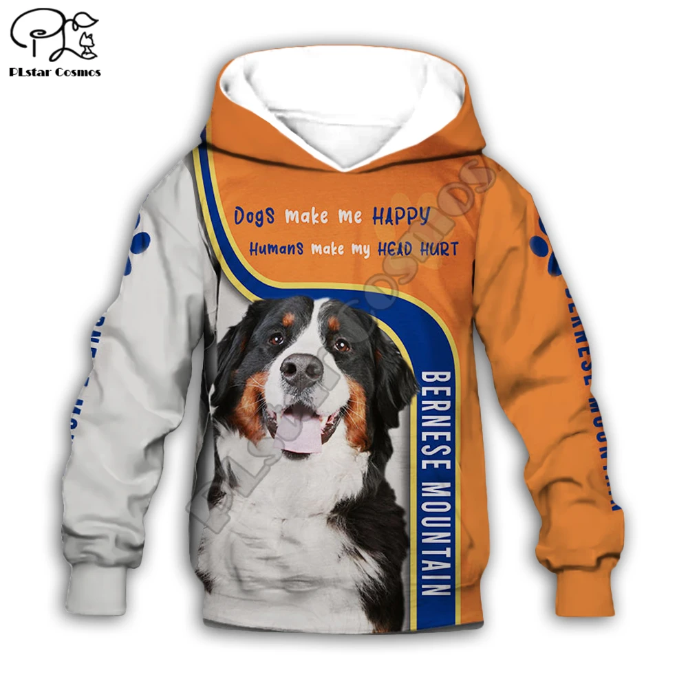 

PLstar Cosmos 3d Print Newest Doggy Hoodie Kids Boys/Girls Sweatshirt Zipper Hooded Funny Animal Casual Children Wear Style-2