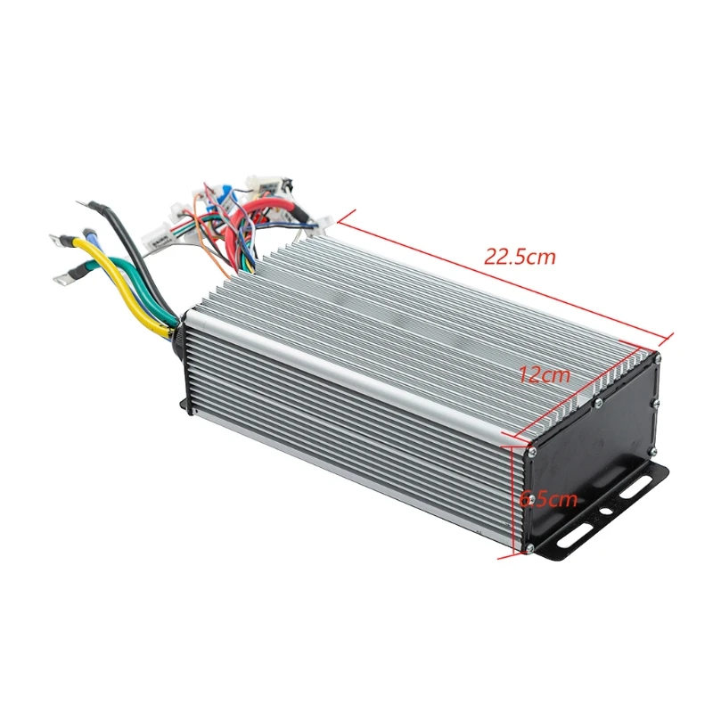 

Контроллер двигателя ступицы, 8 В, 60 в, 72 в, 3000 Вт, 24mos, MAX80A, для электровелосипеда, электросамоката, мотоцикла, контроллера двигателя bldc