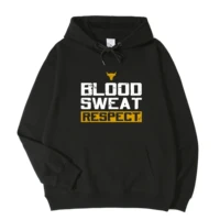 brahma bull blood sweat respect project rock high quality printed hoodie 100 cotton pocket sweatshirt unisex asian size