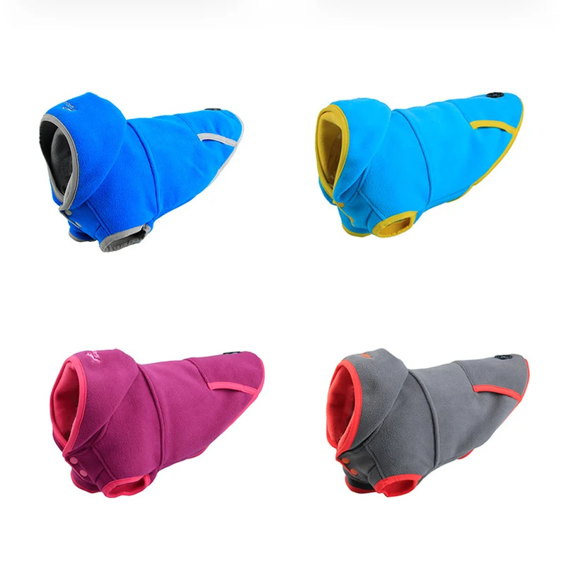 Одежда для собак Осень зима пальто с двумя ножками толстовка мягкий флисовый
