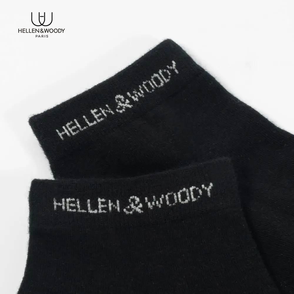 HELLEN&WOODY Designer Mens Socks 100% Cotton New Styles 1 Pairs Summer Autumn Fashion Sports Socks Gifts for Men