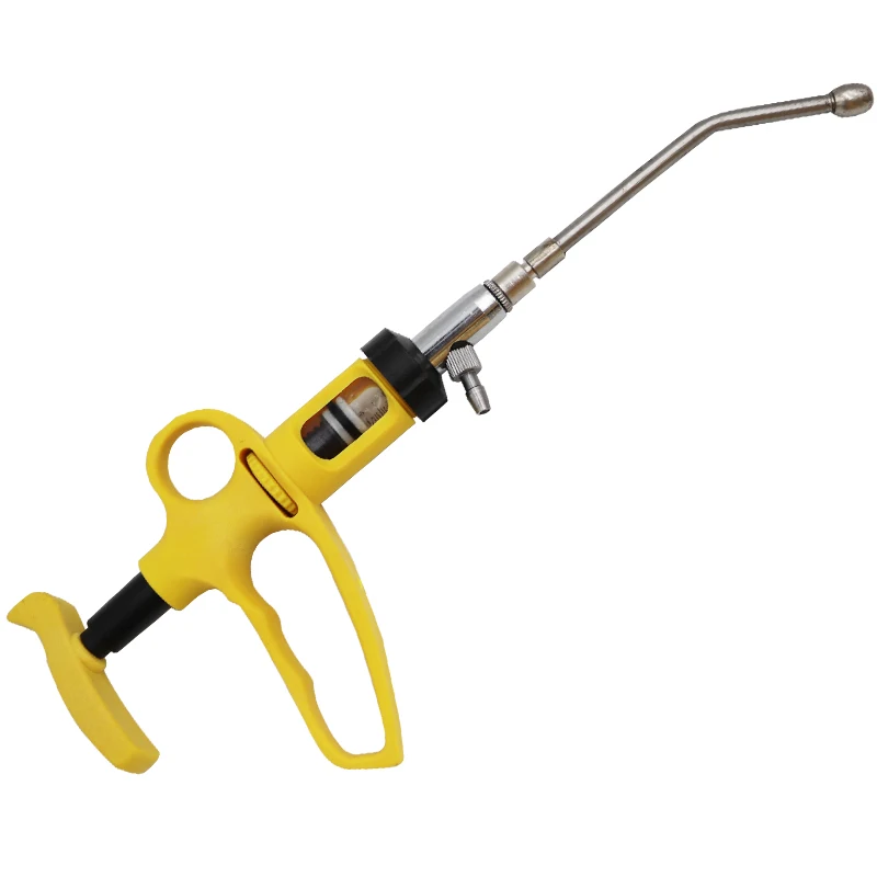 Ветеринарный непрерывный Шприц Инструмент для животноводства 5 мл регулируемый