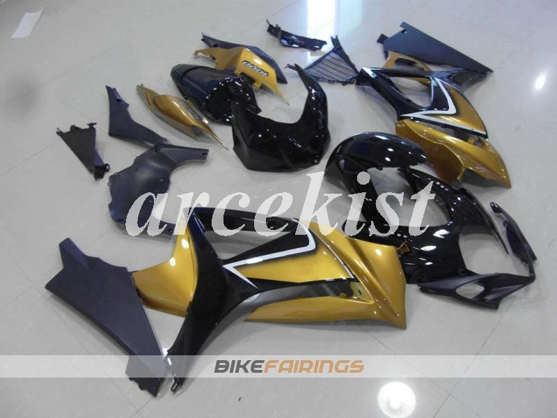 

4 Free Gifts New ABS Motorcycle Fairings kit Fit for Suzuki GSXR1000 2007 2008 K7 07 08 Body set black gold