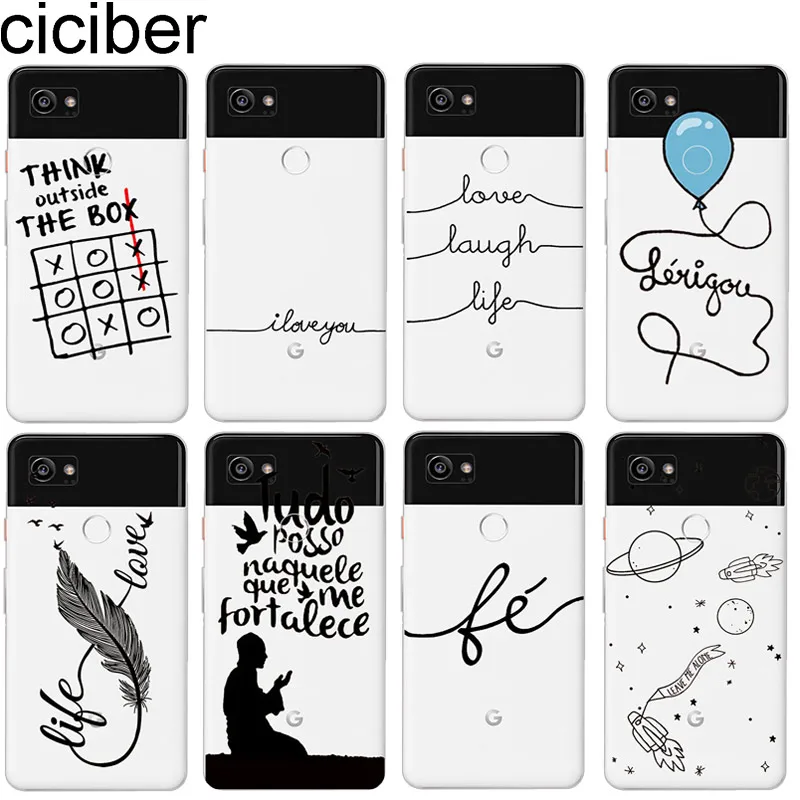 Ciciber мягкий чехол из ТПУ с надписью Одуванчик и Love для Google Pixel 3 2 XL зеркальный