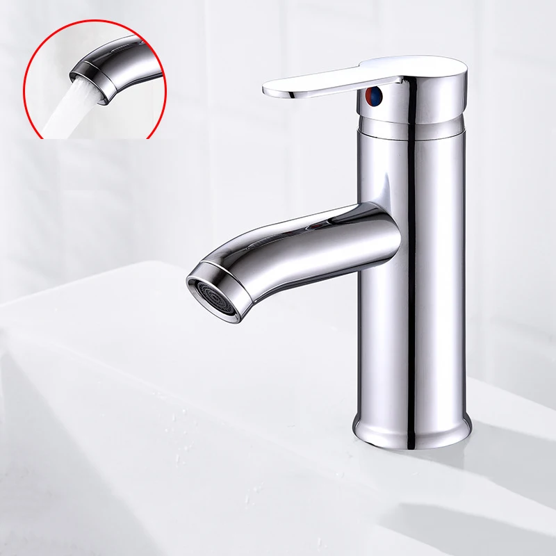 

1 Pcs Black Paint Sink Faucet Washbasin Faucet Bathroom Basin Faucets Hot Cold Mixer Tap Single Hole Kitchen Bathroom Fixtures