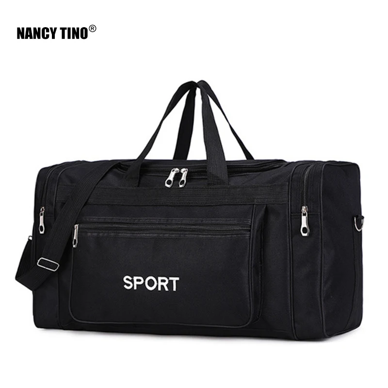 

NANCY TINO Large Sports Gym Bag with Shoes Pocket Men/Women Outdoor Waterproof Fitness Training Duffle Bag Travel Yoga Handbag