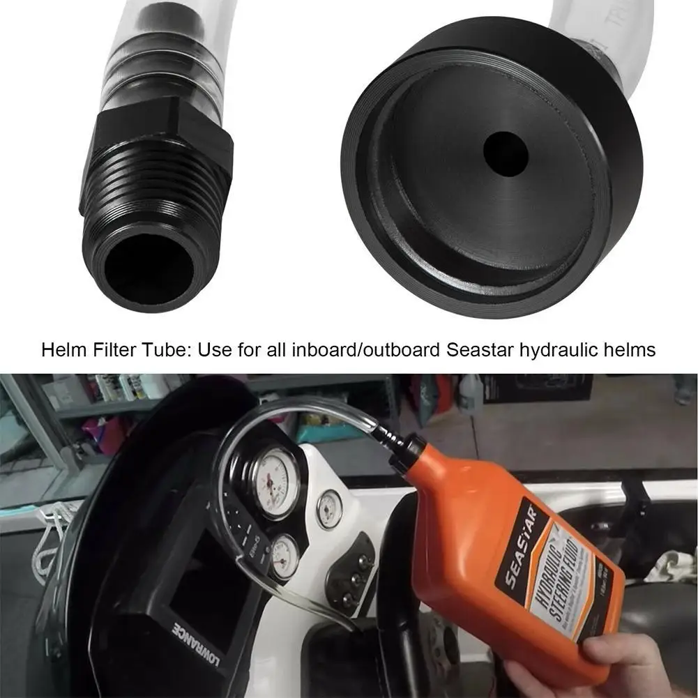 Bleed Kit Filler For Seastar Hydraulic Steering Systems Bridge Tube &amp Hose Used Refilling Boat's System Fluid | Автомобили и