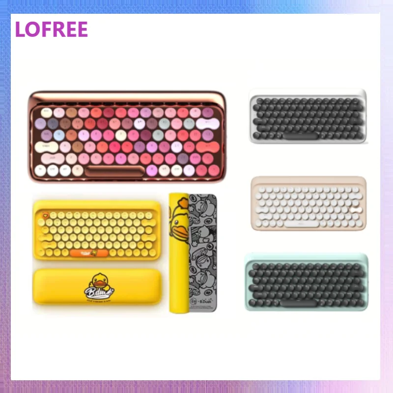 

LOFREE Dot Bluetooth Mechanical Keyboard System-wide Use Green Axis 79 Key Keyboard adjustable brightness For Smart Home