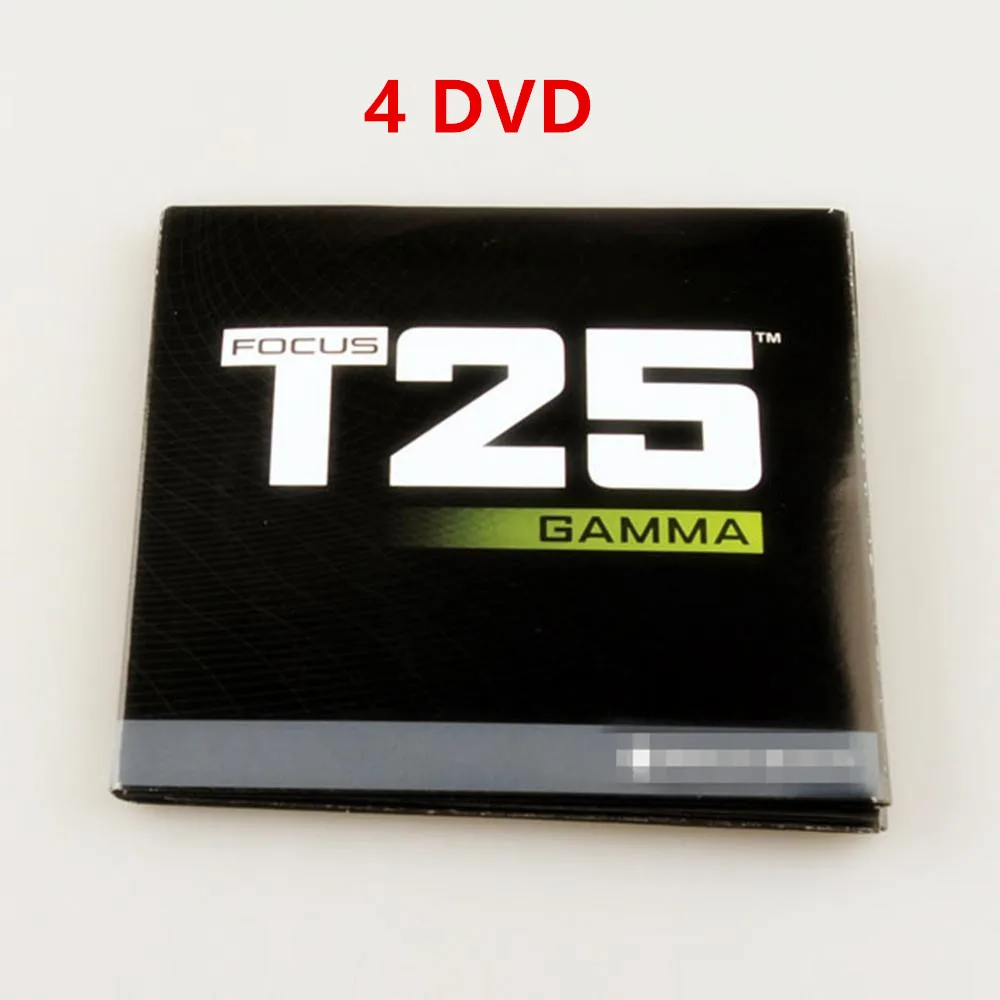 Тренировочные dvd-диски Focus T25 Gamma с 4 дисками календарем 10DVD или 4DVD | Электроника