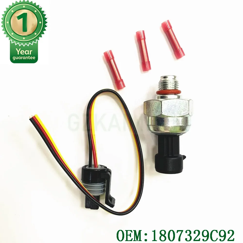 

High Quality OEM 1807329C92 Injection Control Pressure Sensor For Ford 7.3L Powerstroke+Pigtail