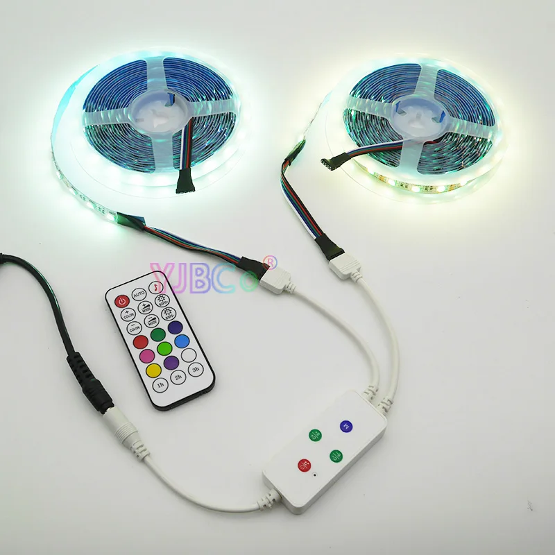 Набор светодиодных лент RGB/ RGBW/ RGBWW 10 м 12 В 24 постоянного тока 5050 гибкая лента для