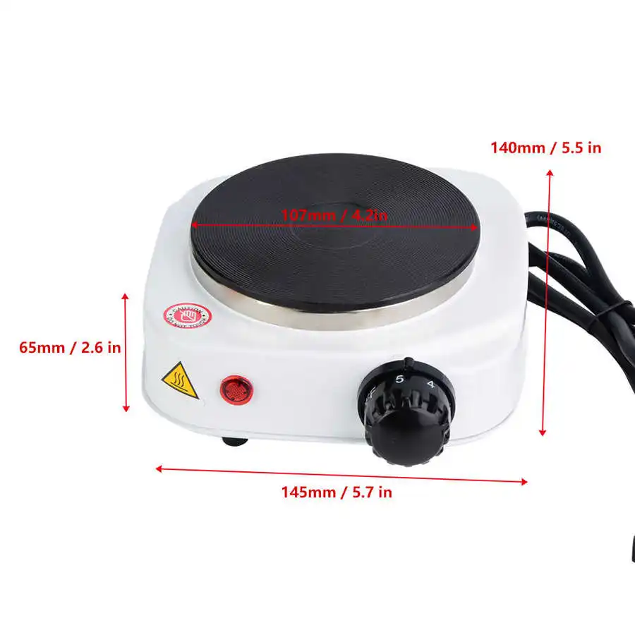 

Mini Electric Heater Stove Hot Cooker Plate Milk Water Coffee Moka Heating Furnace Kitchen Appliance 500W 110V 220V