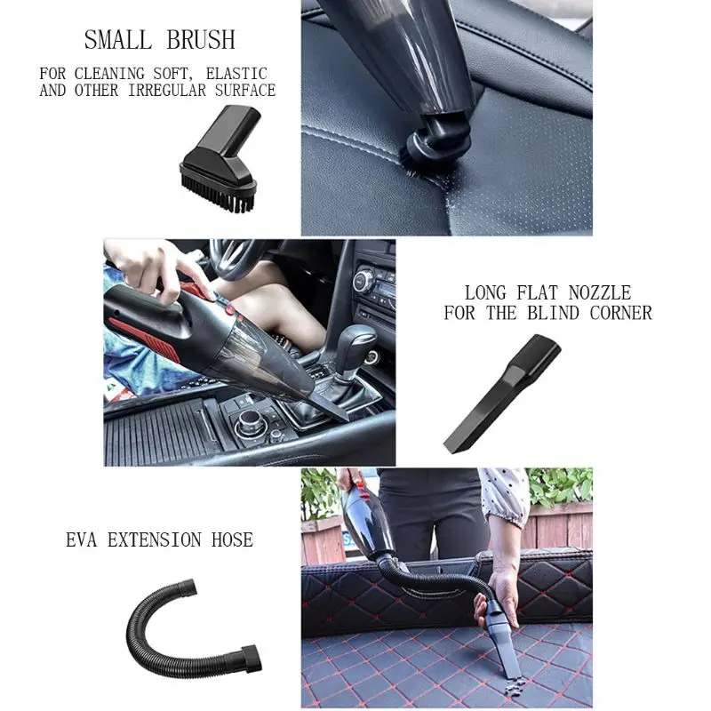 Ручной автомобильный пылесос N84F двойного назначения снижение уровня шума