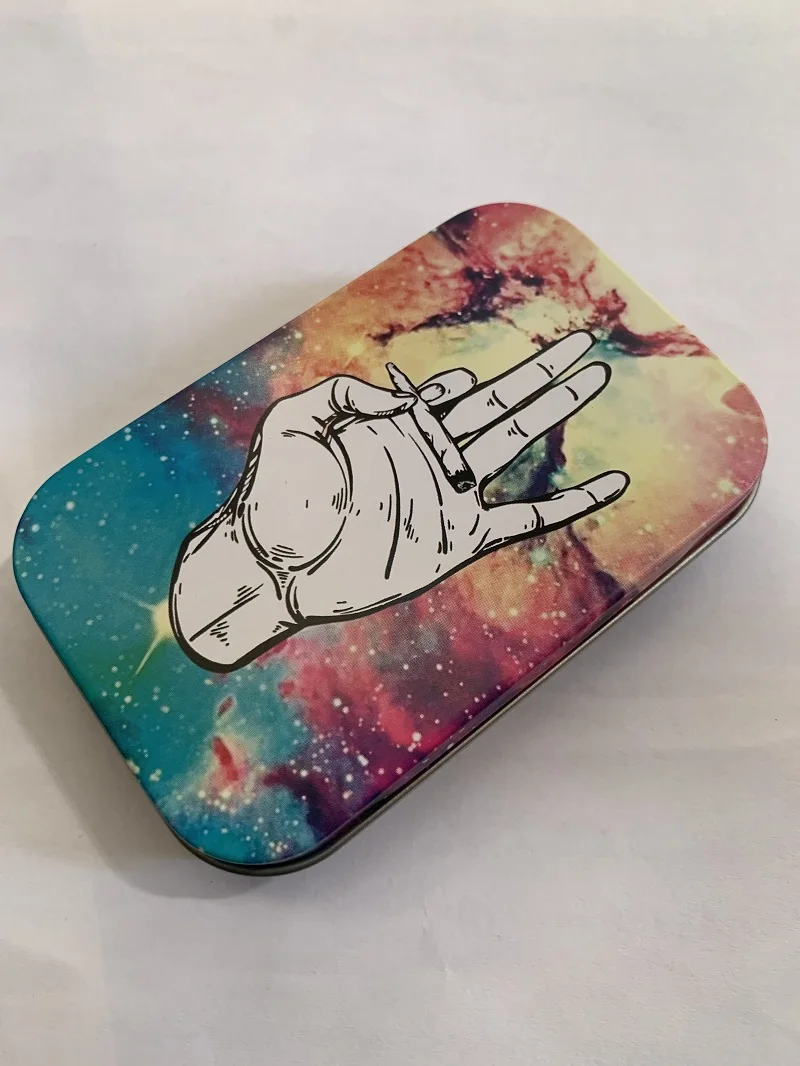 Металлический чехол для сигарет портативный влагонепроницаемый контейнер