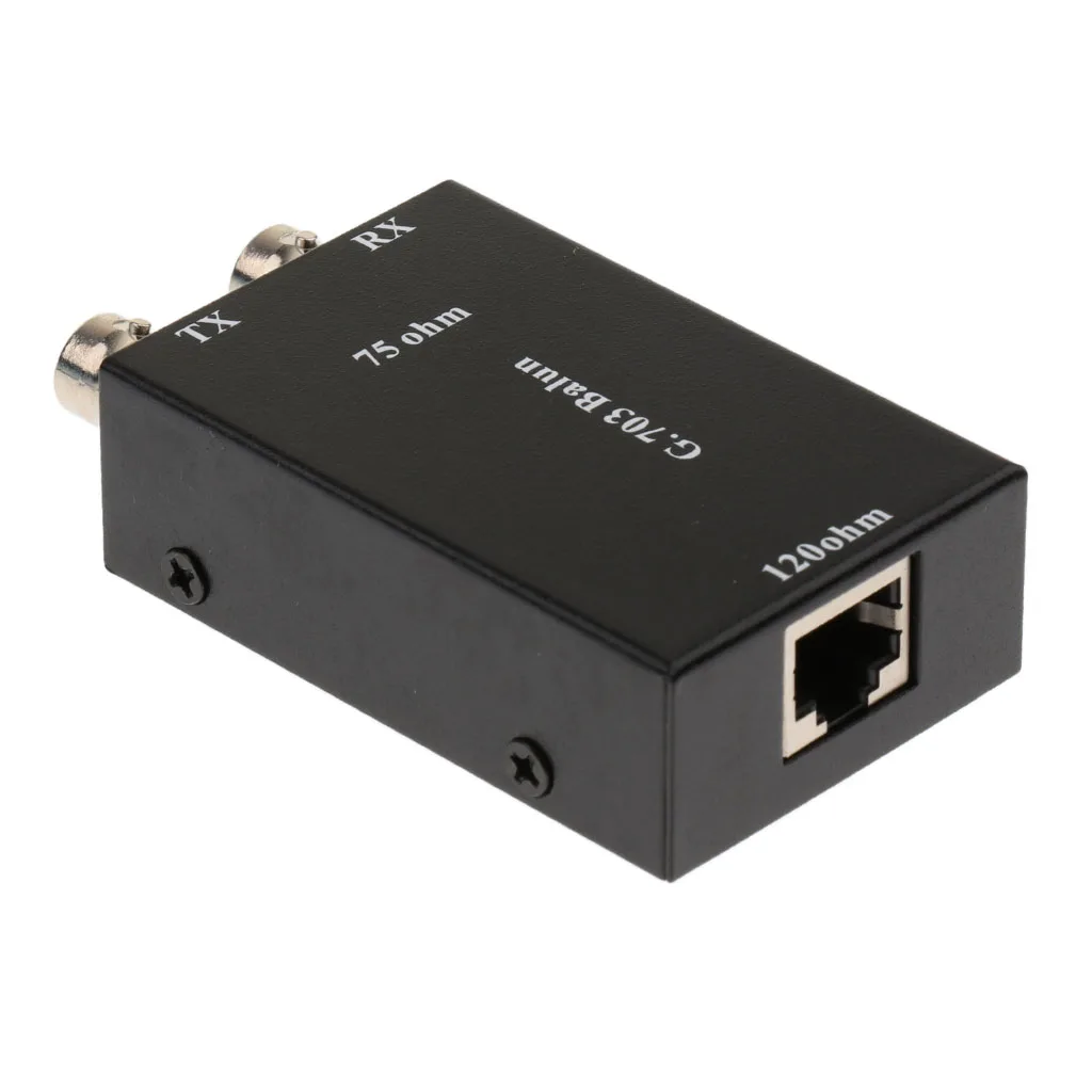 Медиаконвертер BNC в RJ45 переходник Coax Ethernet адаптер для видеосъемки ITU/CCITT G.703|Пульты