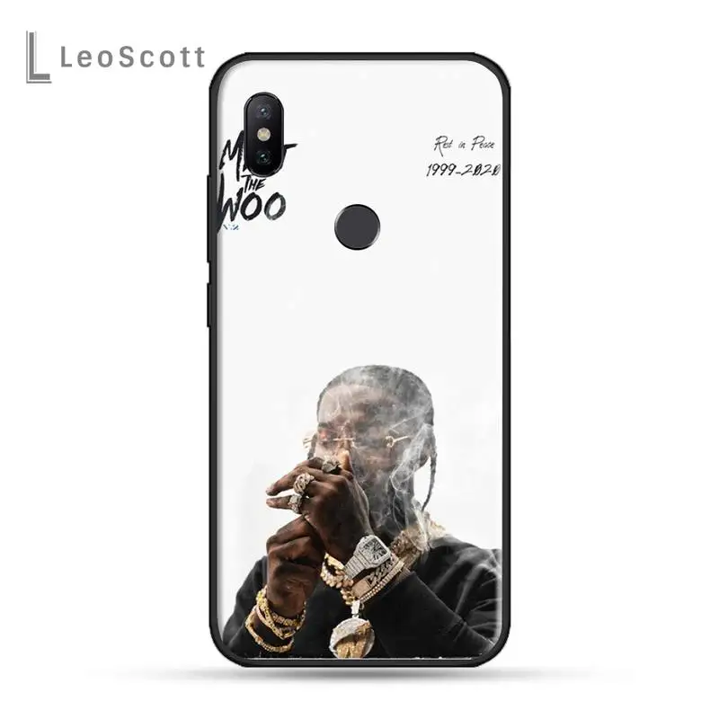 

Rapper Pop Smoke usa boy Phone Case For Xiaomi Redmi note 4 4X 8T 9 9s 10 K20 K30 cc9 9t pro lite max