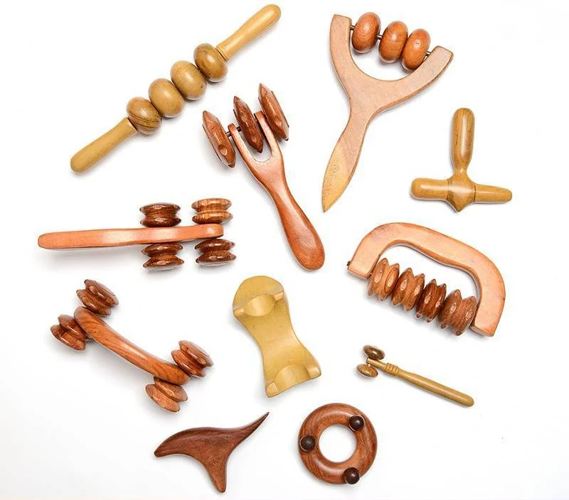 

Массажер для ног с деревянными роликами, для дома